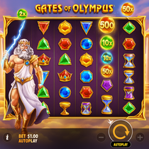 SlotMonster - Gates of Olympus Slot Game - Greek Mythology