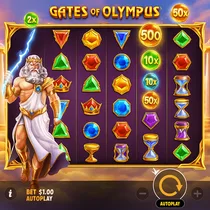 SlotMonster - Gates of Olympus Slot Game - Greek Mythology